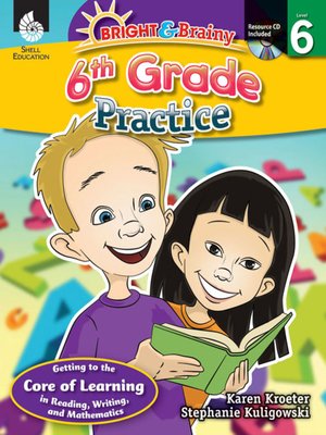 cover image of Bright & Brainy: 6th Grade Practice